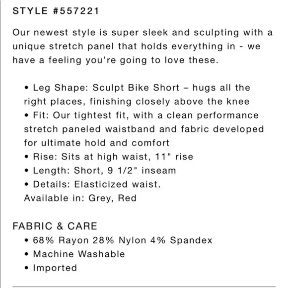 Loft sculpt charcoal bike shorts - Picture 6 of 6